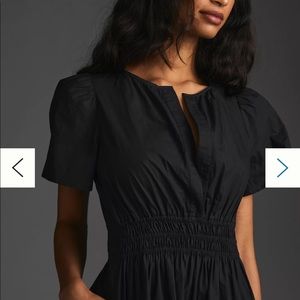 Anthropologie - The Somerset Maxi Dress in black, size L, never worn.